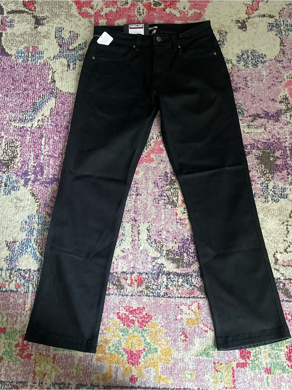 Kirkland Signature Black Straight Leg Jeans - Classic Fit